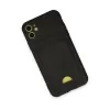 Newface iPhone 11 Kılıf Kelvin Kartvizitli Silikon - Siyah