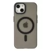 Newface iPhone 15 Kılıf Lodos Magneticsafe Mat Kapak - Siyah