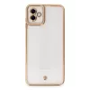 Newface Samsung Galaxy A04 Kılıf Liva Lens Silikon - Rose