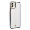 Newface Samsung Galaxy A04 Kılıf Liva Lens Silikon - Mavi
