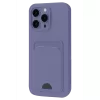 Newface iPhone 16 Plus Kılıf Kelvin Kartvizitli Silikon - Lila