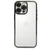 Newface iPhone 16 Pro Max Kılıf Razer Lensli Silikon - Yeşil