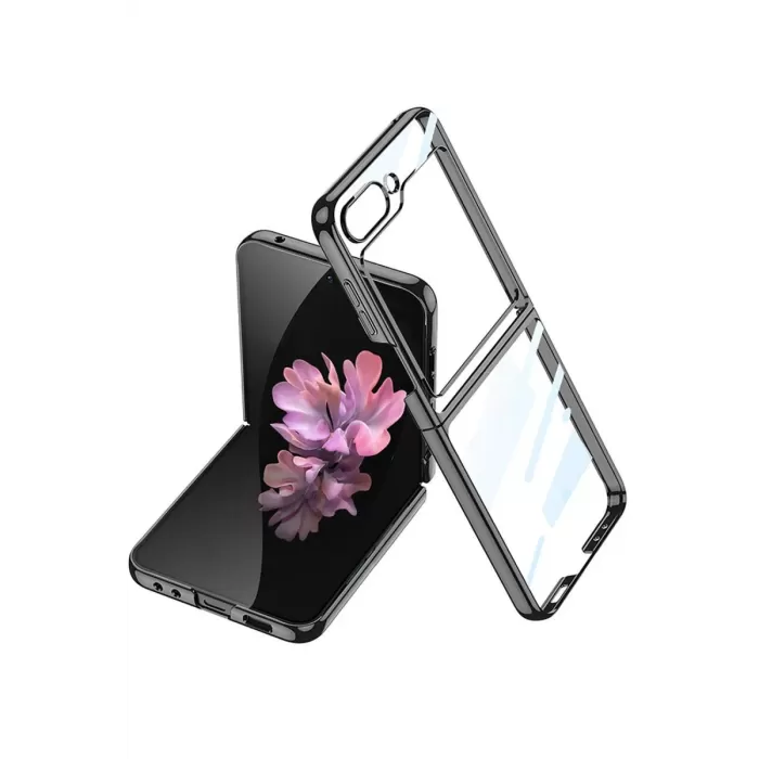  Samsung Galaxy Z Flip 6 Kılıf Fold Element Kapak - Siyah