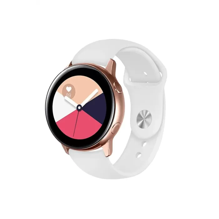  Watch 20mm Klasik Kordon - Beyaz