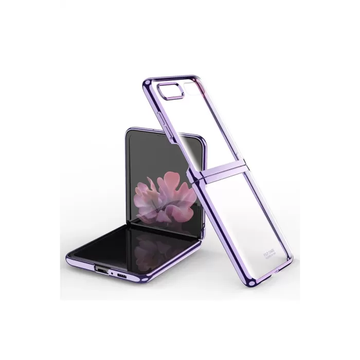  Samsung Galaxy Z Flip 4 Kılıf Fold Element Kapak - Mor