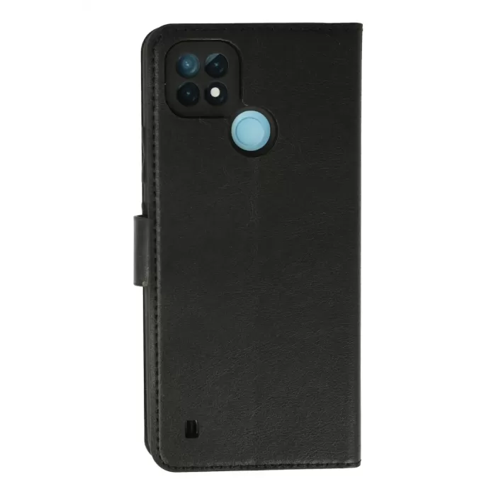  Realme C21 Kılıf Trend S Plus Kapaklı Kılıf - Siyah