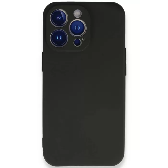  iPhone 13 Pro Kılıf First Silikon - Siyah