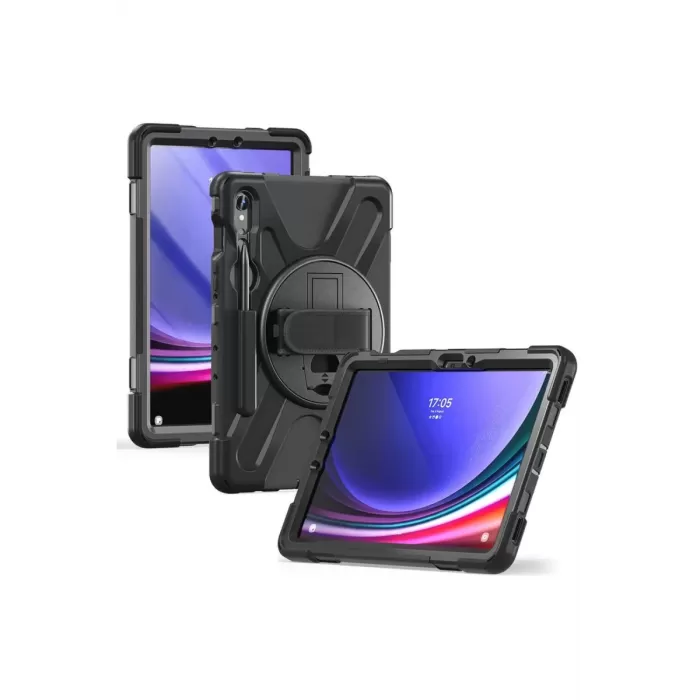 Newface Samsung Galaxy X510 Tab S9 FE 11 Kılıf Amazing Tablet Kapak - Siyah