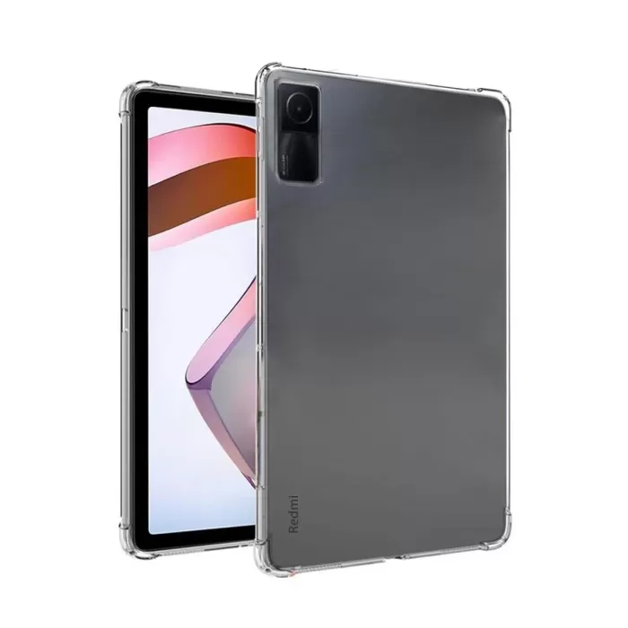 Newface Xiaomi Redmi Pad SE Kılıf Anti Şeffaf Tablet Silikon - Şeffaf