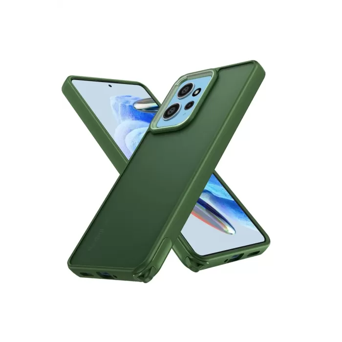 Newface Xiaomi Redmi Note 12 4G Kılıf Elegant Kapak - Yeşil