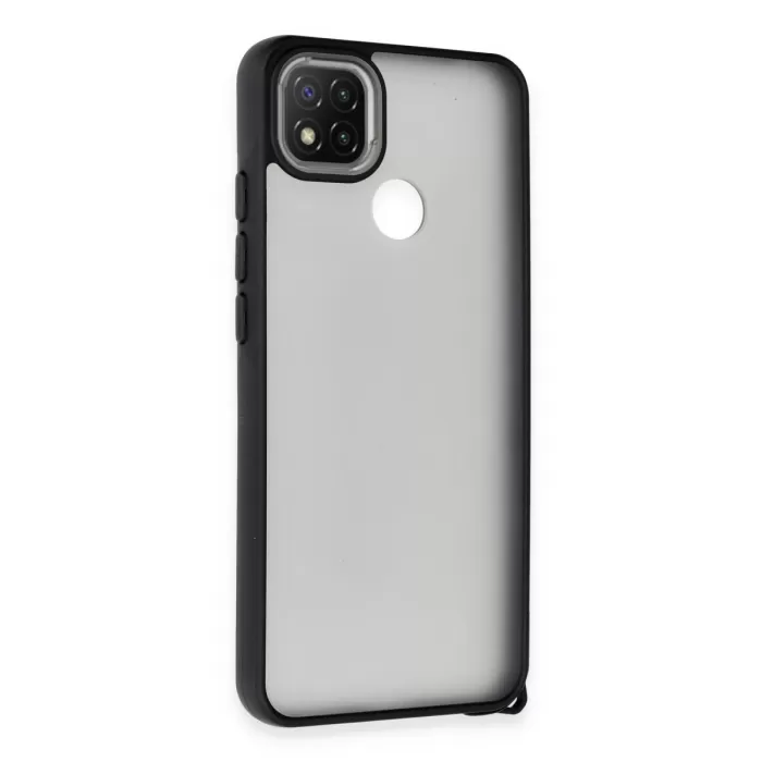 Newface Xiaomi Redmi 9C Kılıf Elegant Kapak - Siyah