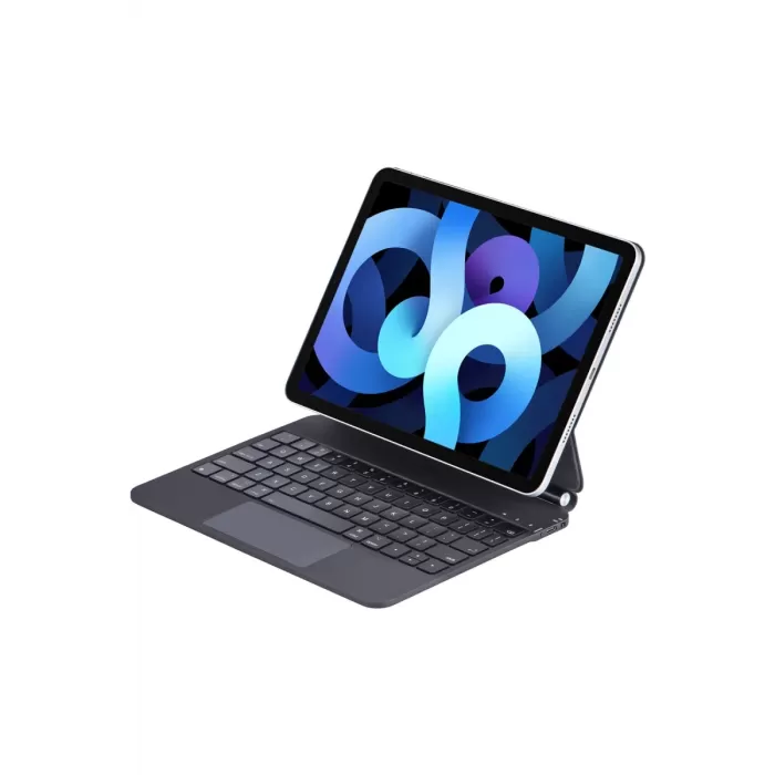 Newface iPad Pro 13 (2024) Kılıf X9P Magic Manyetik Klavyeli Tablet Kılıfı - Siyah