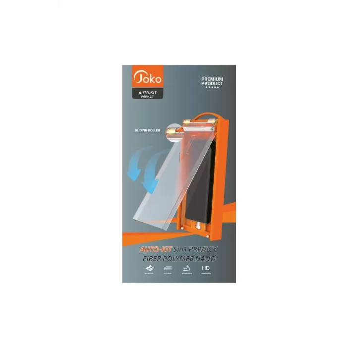Joko Samsung Galaxy S24 Ultra AutoKit 5in1 Fiber Hayalet Polymer Nano Ekran Koruyucu