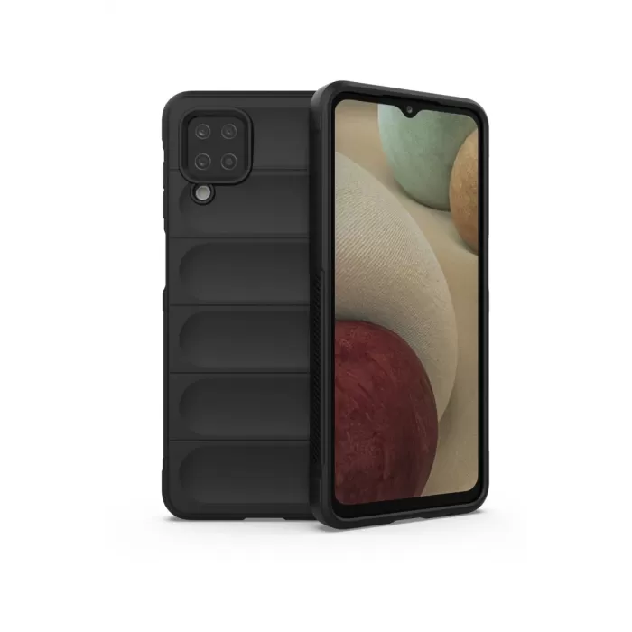 Newface Samsung Galaxy A12 Kılıf Optimum Silikon - Siyah