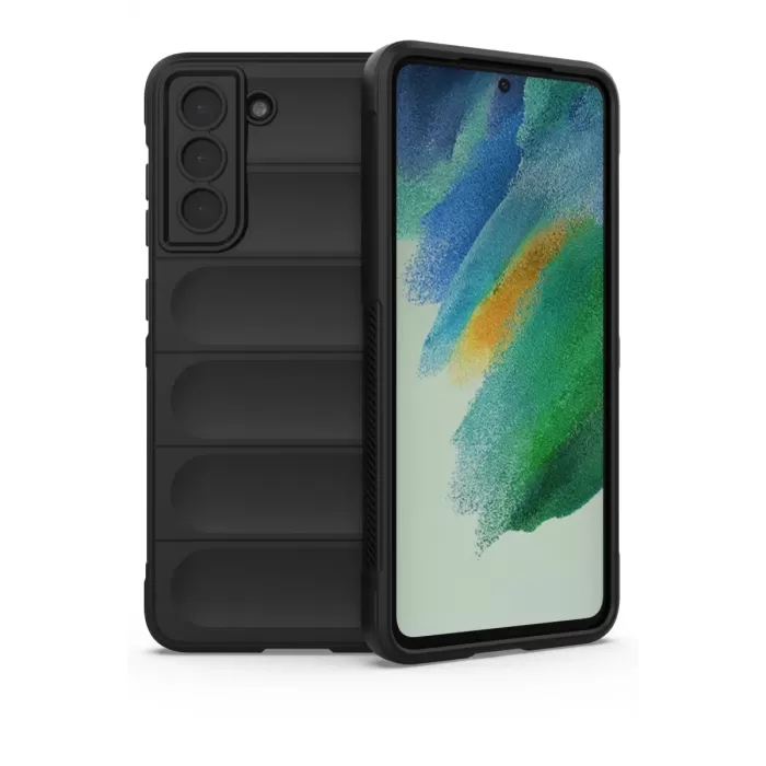 Newface Samsung Galaxy S21 Plus Kılıf Optimum Silikon - Siyah