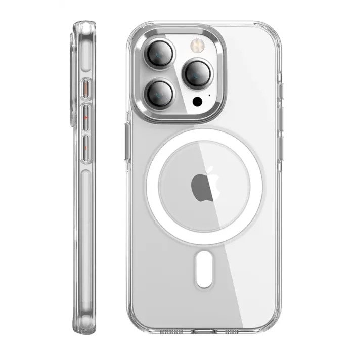 Joko iPhone 15 Kılıf Crystal Magsafe Kapak - Şeffaf