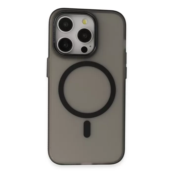Joko iPhone 15 Pro Max Frost Standlı Magsafe Kapak - Siyah