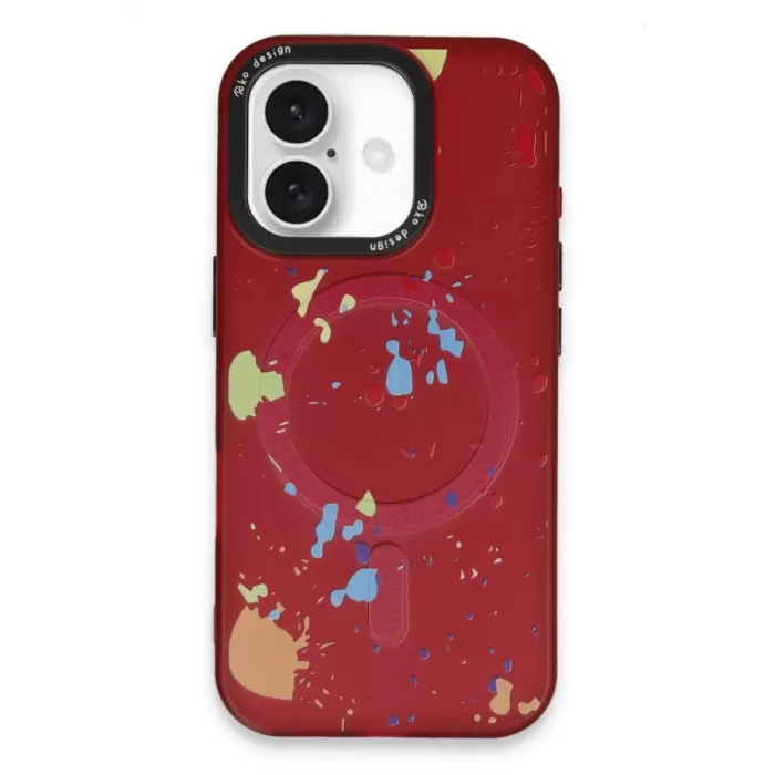Joko iPhone 16 Colorful Magsafe Kapak - Kırmızı