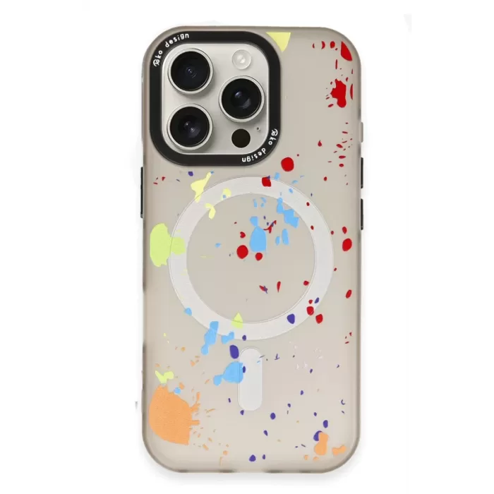 Joko iPhone 16 Pro Colorful Magsafe Kapak - Titan Gri