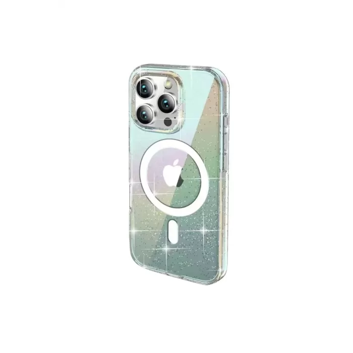 Joko iPhone 16 Pro Max Rasasi Simli Magsafe Kapak - Şeffaf