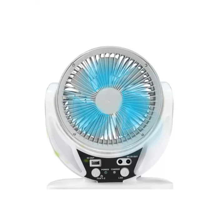 Konfulon FS21 Led Işıklı Masaüstü Soğutma Fanı - Beyaz