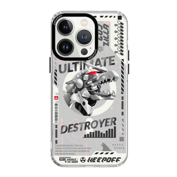 Keep Off iPhone 15 Pro Max DNA Magsafe Kapak - Godzilla