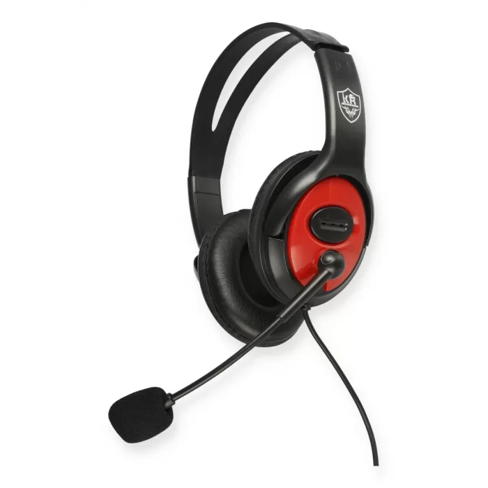 Karler Bass GM701 Kafa Üstü Oyuncu Kulaklık - Kırmızı