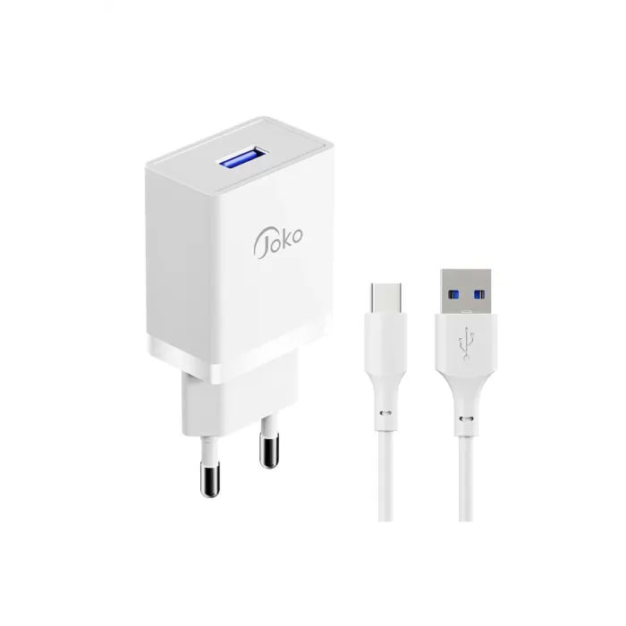 Joko JK77 12W + PX18 1M 2.4A Usb to Type-C Kablolu PD Şarj Cihazı