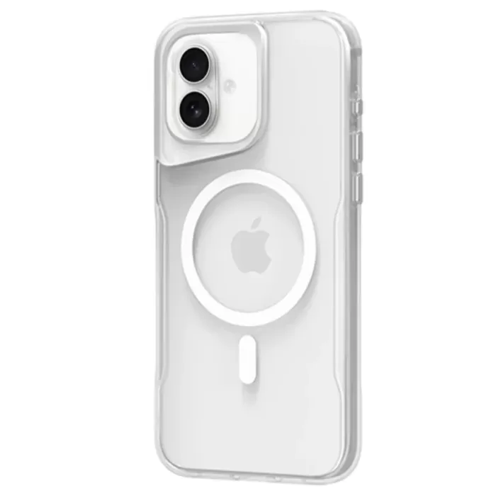 Newface iPhone 16 Plus Kılıf PC Poso Magsafe Kapak - Şeffaf