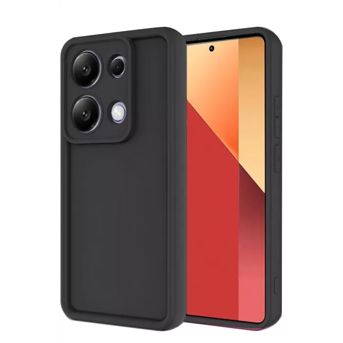 Newface Xiaomi Redmi Note 13 Pro 4G Kılıf Viera Silikon - Siyah