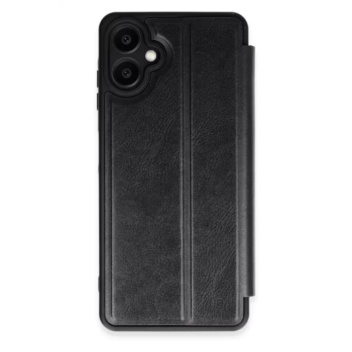 Newface Samsung Galaxy A06 Kılıf Flip Cover - Siyah