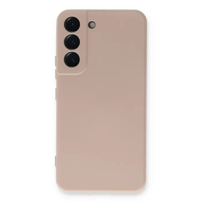 Samsung Galaxy S23 Kılıf Nano içi Kadife Silikon - Pudra