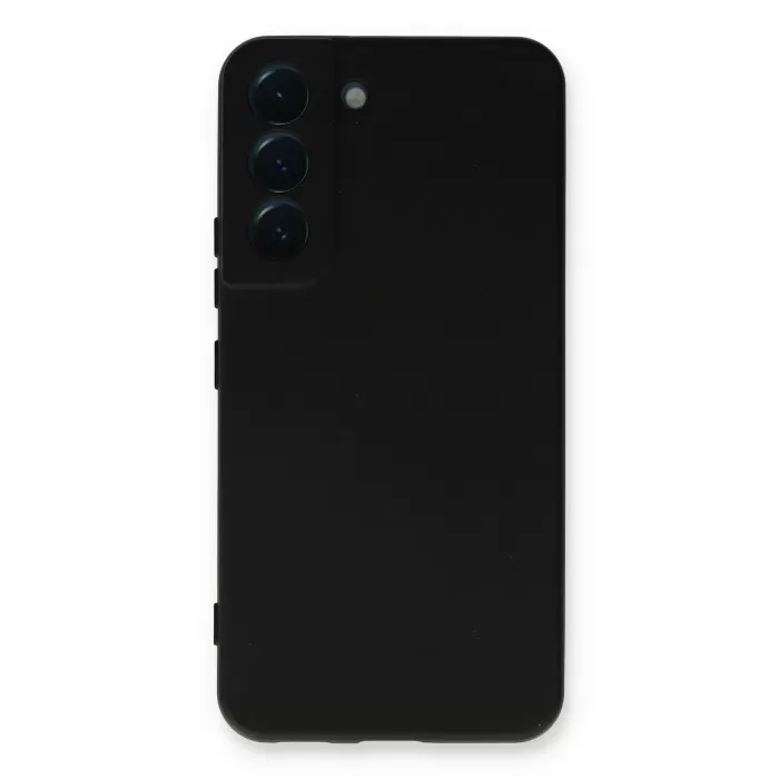  Samsung Galaxy S23 Plus Kılıf Nano içi Kadife Silikon - Siyah