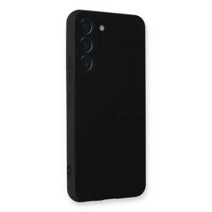  Samsung Galaxy S23 Plus Kılıf Nano içi Kadife Silikon - Siyah
