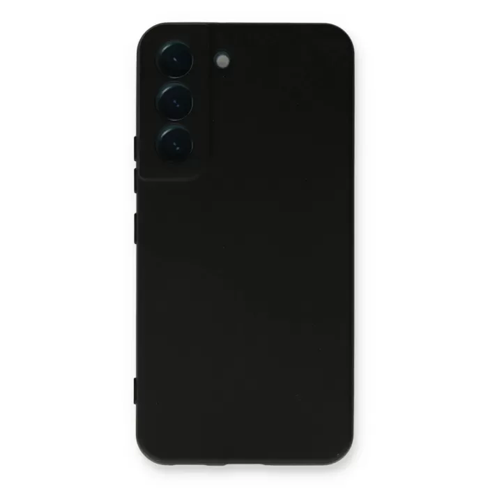  Samsung Galaxy S23 Plus Kılıf Nano içi Kadife Silikon - Siyah
