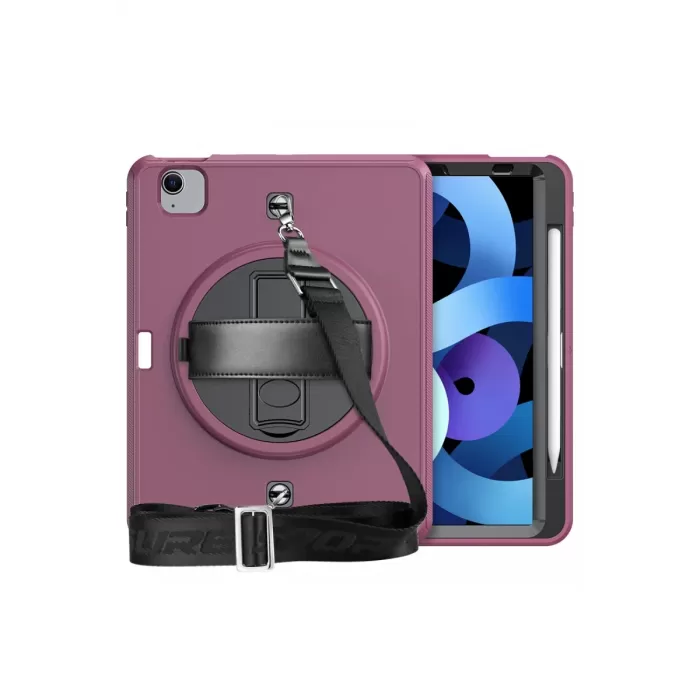  iPad Pro 11 (2020) Kılıf Strap-C Otterbox Tablet Kapak - Mürdüm