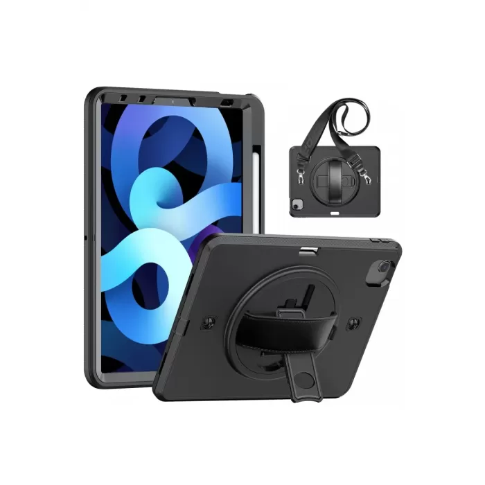  iPad Pro 11 (2020) Kılıf Strap-C Otterbox Tablet Kapak - Siyah