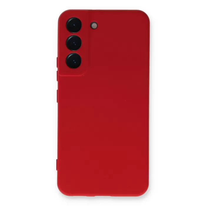  Samsung Galaxy S23 Plus Kılıf Nano içi Kadife Silikon - Kırmızı