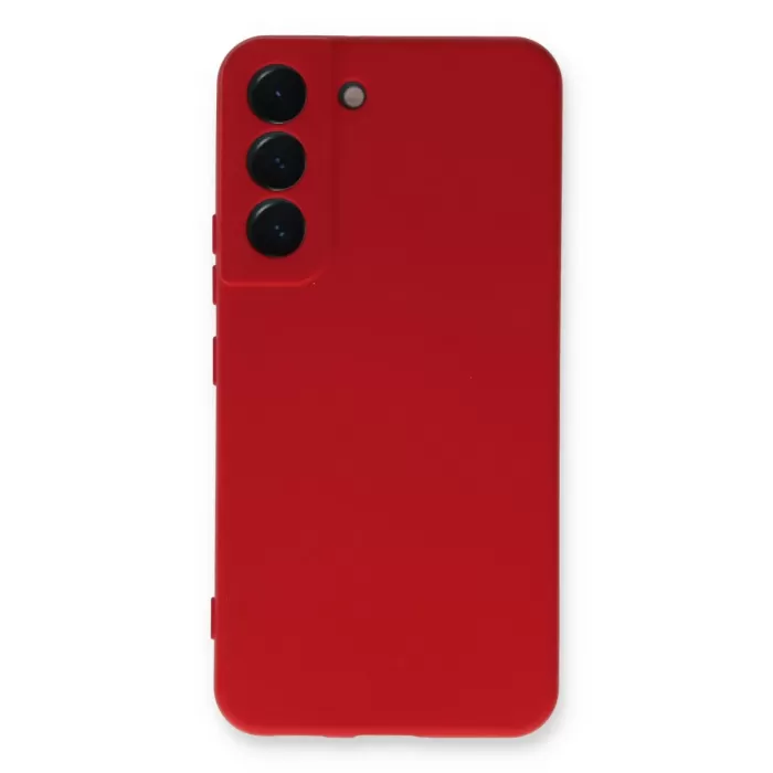  Samsung Galaxy S23 Plus Kılıf Nano içi Kadife Silikon - Kırmızı