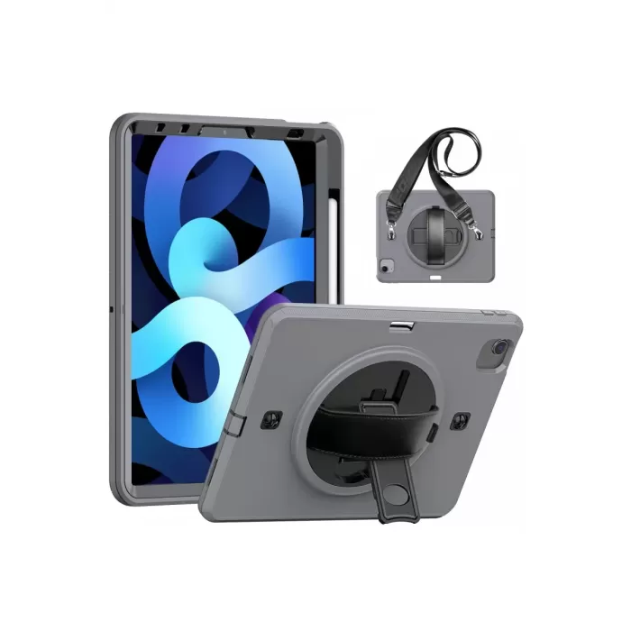  iPad Pro 11 (2020) Kılıf Strap-C Otterbox Tablet Kapak - Gri