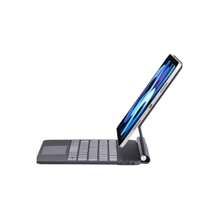  iPad Pro 12.9 (2022) Kılıf X9 Magic Manyetik Klavyeli Tablet Kılıfı - Siyah
