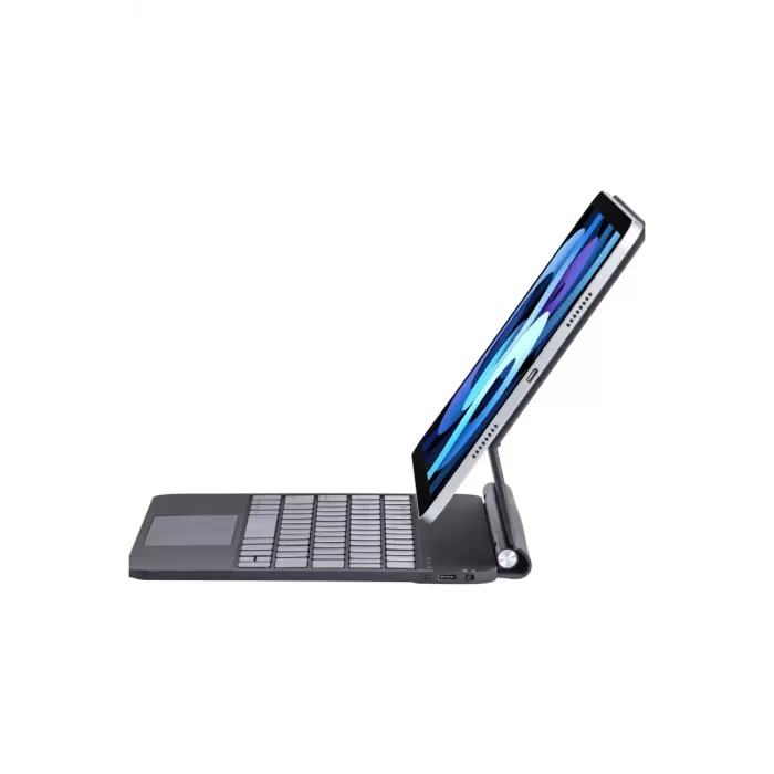  iPad Pro 12.9 (2022) Kılıf X9 Magic Manyetik Klavyeli Tablet Kılıfı - Siyah