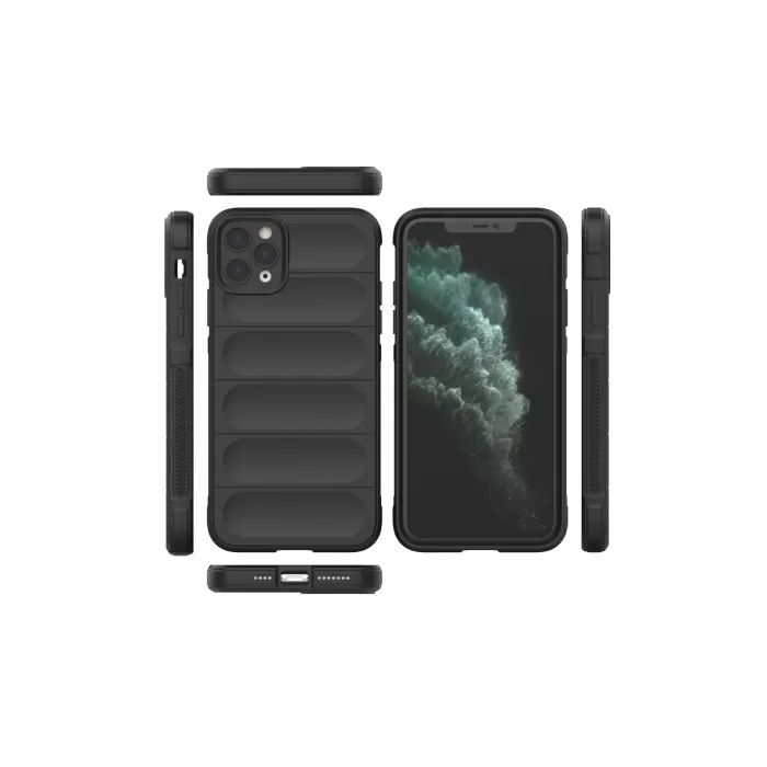  iPhone 11 Pro Max Kılıf Optimum Silikon - Siyah