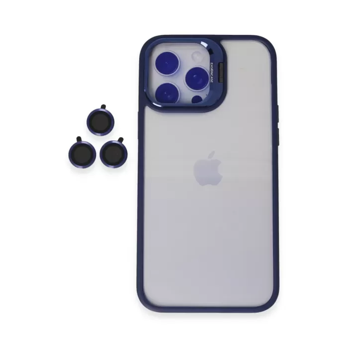 Joko iPhone 14 Pro Kılıf Roblox Lens Standlı Kapak - Lacivert