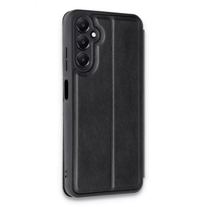 Newface Samsung Galaxy A55 5G Kılıf Flip Cover - Siyah