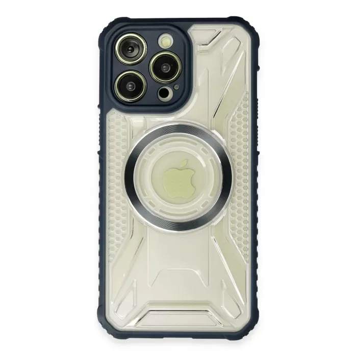  iPhone 14 Pro Max Kılıf Prag Magneticsafe Kapak - Lacivert