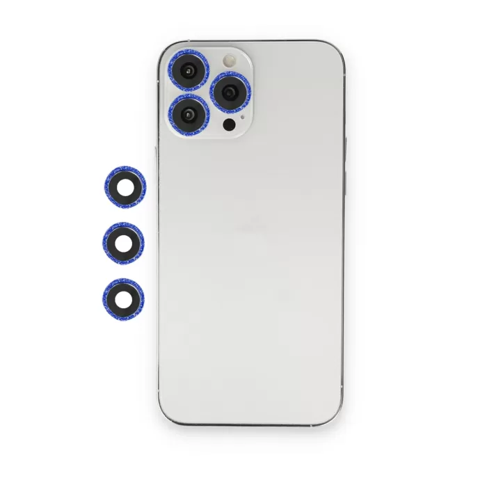  iPhone 12 Pro Max Shine Kamera Lens - Lacivert