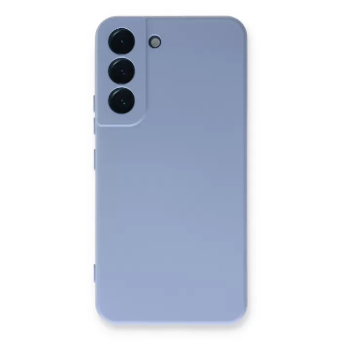    Samsung Galaxy S23 Kılıf Nano içi Kadife Silikon - Lila