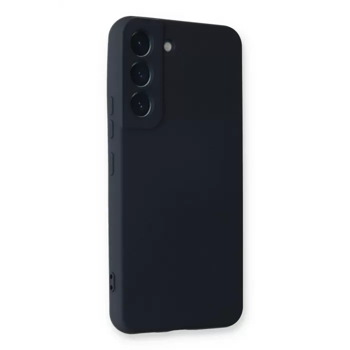    Samsung Galaxy S23 Kılıf Nano içi Kadife Silikon - Lacivert