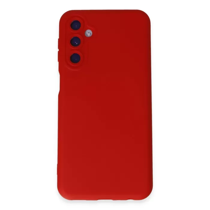    Samsung Galaxy M14 5G Kılıf Nano içi Kadife Silikon - Kırmızı